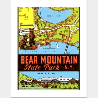 Bear Mountain State Park New York Vintage Posters and Art